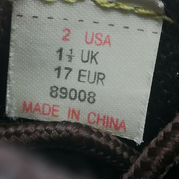 Weebok Reebok Baby Toddler Brown Nubuck Lace Up Lo - Picture 7 of 7